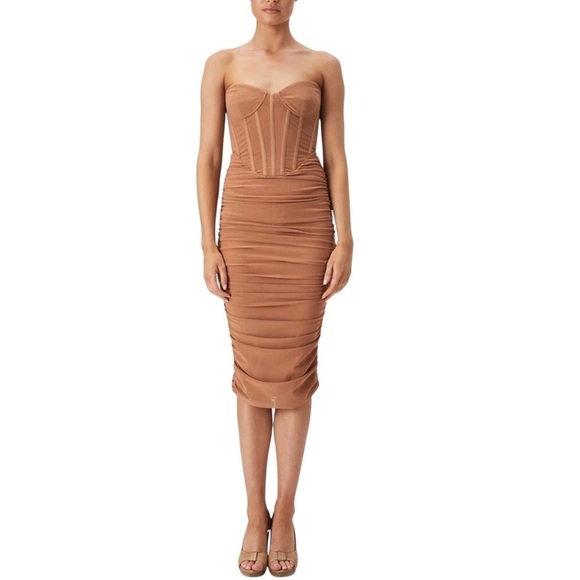 Bardot Dresses & Skirts - Bardot New NWOT Lithium Mesh Midi Dress Size 4